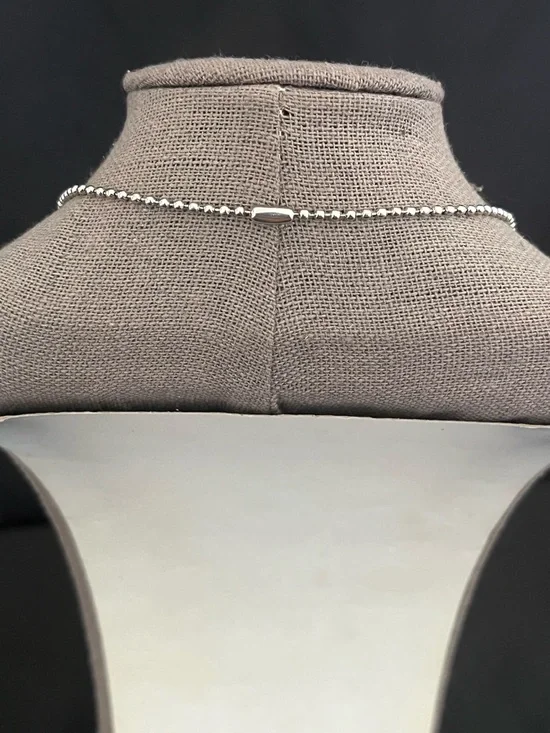 Silver Music Treble Clef Skull Pendant Necklace - Picture 6 of 6